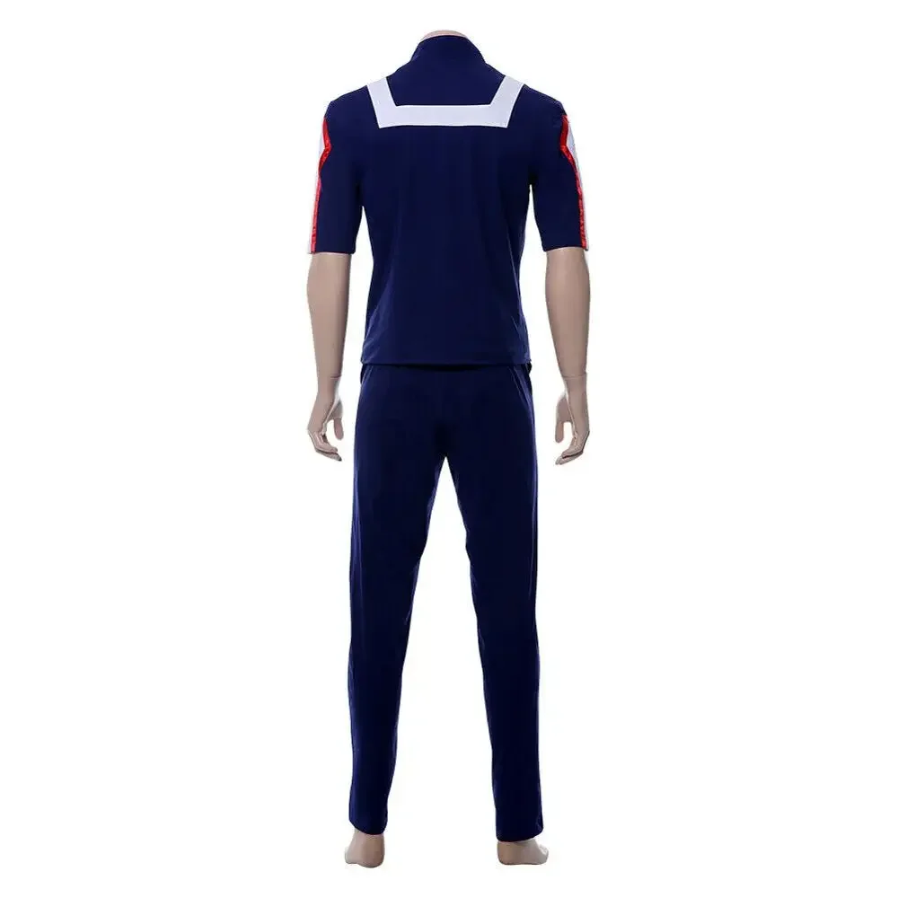 Anime My Hero Academia Boku No Hero Men Women School Uniform Gym Suit Tshirt Pants Midoriya Izuku Todoroki Shouto Cosplay Costum