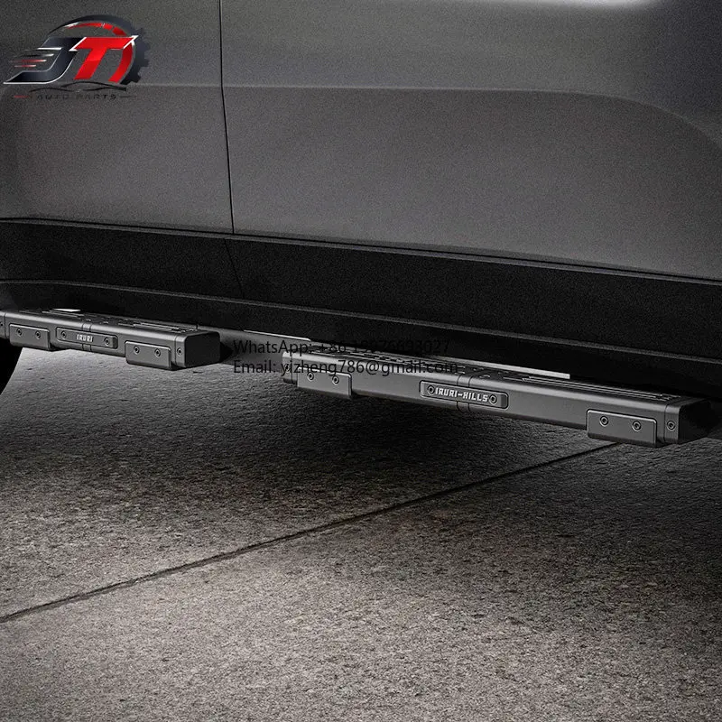 New style IRURI Modular Rock Sliders, Heavy Duty Off-Road Side Steps, Bolt-On Installation, Non-Slip Tread For Toyota Land Cruis