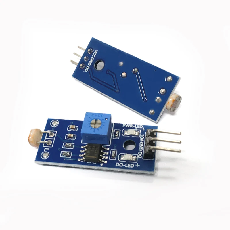 5516 Photoresistor Sensor Module with LM393 Digital Light Switch for Arduino ESP32 DHT11 Water Level Soil Moisture Raspberry Pi