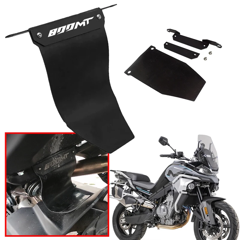 

Fit For CFMOTO 800MT 800NK 2021-2024 Motorcycle Accessories Rear Mid Mounted Fender Shock Absorption Mudguard Splash Guard