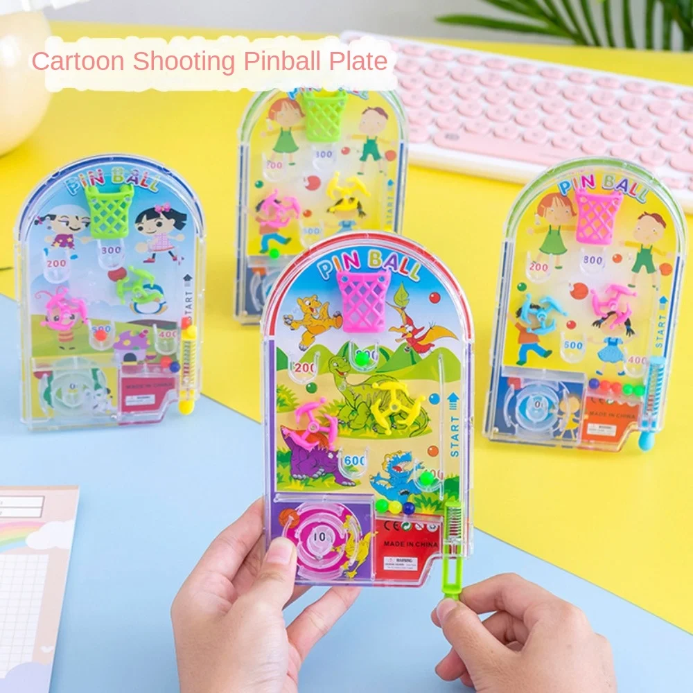 6/12Pcs Cartoon Shooting Pinball Toy for Kids Birthday Party Favors Piñata Fillers Carnival Prizes Goodie Bag Kindergarten Gifts