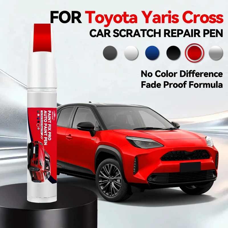 

Ручка-корректор для ремонта лакокрасочного покрытия Toyota Yaris Cross 1990-2026, средство для удаления царапин, аксессуары для авто, черный/белый цвет