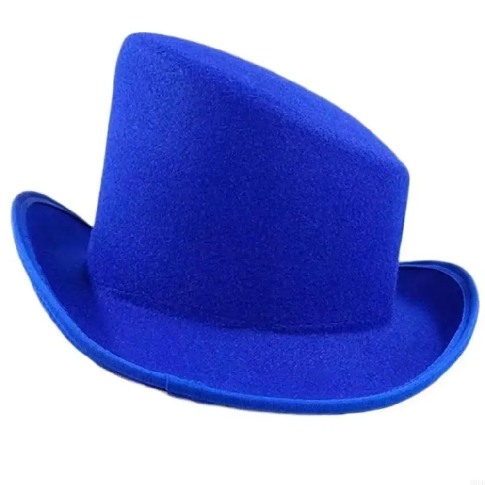 Costume Accessory Angled Edge Fedora Hat Bucket Hat British Style Top Hat Durable Cotton Magician Hat Gatherings