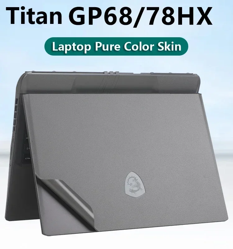 

Ноутбук Pure Color Skin для ноутбука MSI Titan GP68HX (2023) 16 дюймов MS-15M/16HX A14VFG (2024) MS-15M2-2/Titan GP78HX MS-17S2 17 дюймов