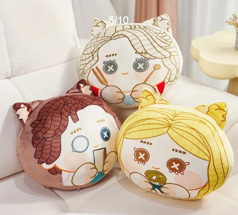 Game Anime Identity Ⅴ Frederick Kreiburg Stuffed Cute Characters Plush Doll Figure Room Decor Sofa Cushion Spherical pillow Toys