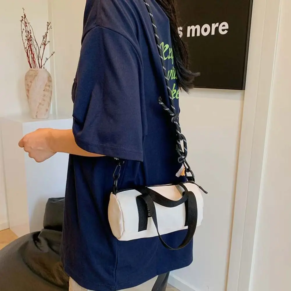 

Fashion Large Capacity Nylon Crossbody Bag Solid Color Handbag Pillow Bag Korean Style Shoulder Bag Shopping