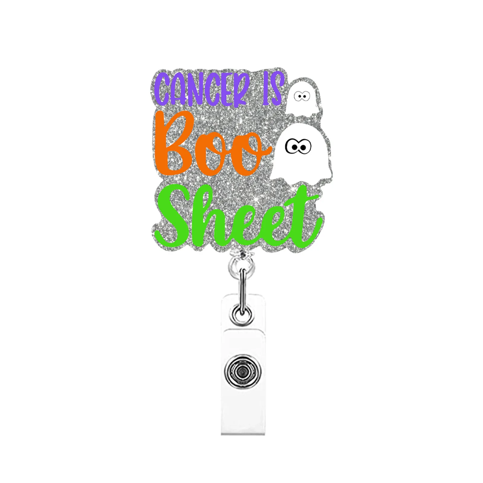 Cartoon Lovely Nurse Doctor Shiny PVC Medical Supplies Retractable Badge Reel Name Card Holder Exhibition Keychains Brooches