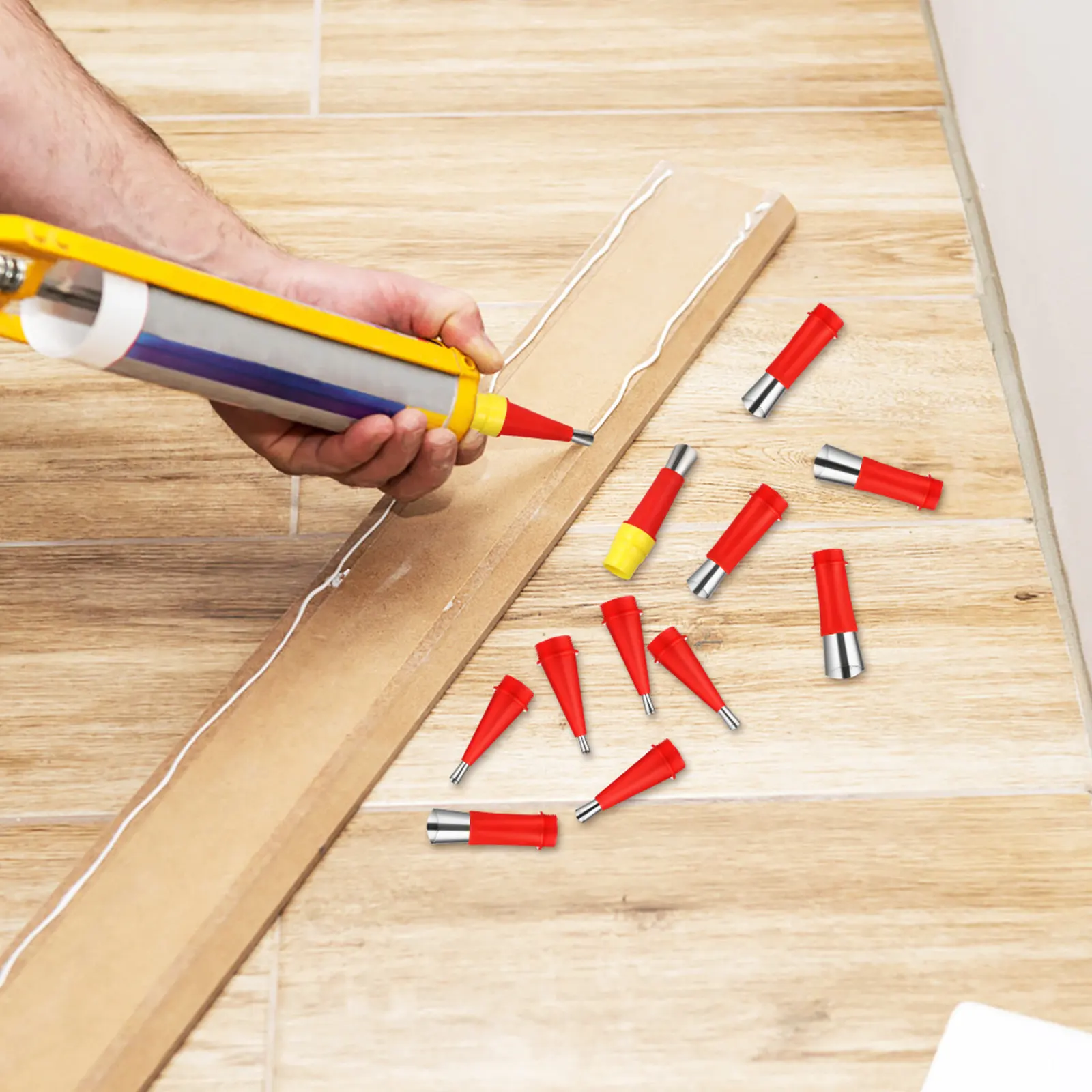 1 Set Caulk Extensi…