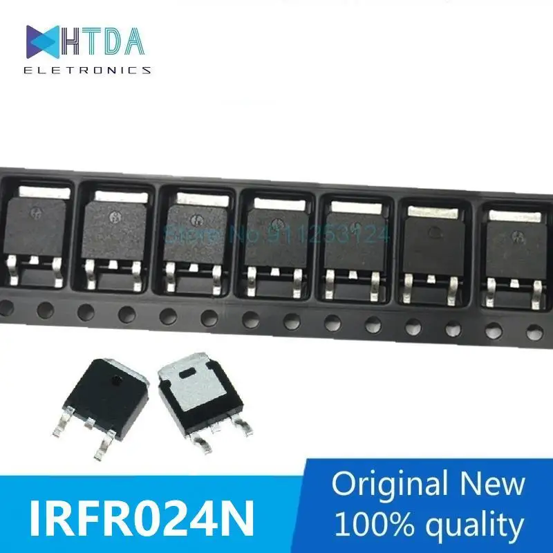 30pcs/lot IRFR024N FR024N TO-252 55V 17A In Stock