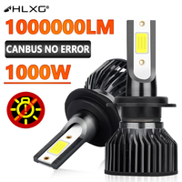 2PCS H7 LED Car Headlight Lamp Bulb Canbus 1000000LM H1 H3 H4 H8 H9 H11 HB4 HB3 9005 9006 9012 Fog Light LED Lights 6000K