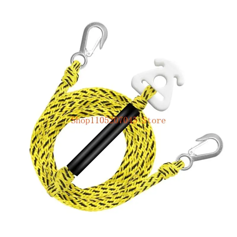 37cd Professional Watercraft Tow Line Cable Reinforced Polyethylene Construction Enhanced Grip Surfaces for Secure Handling