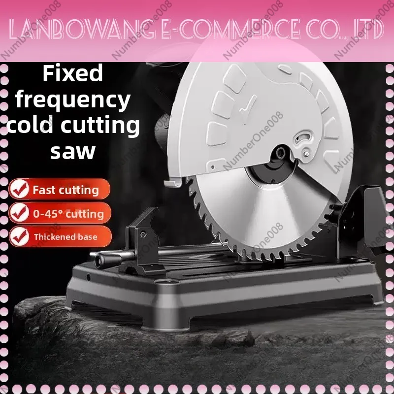 14 Inch High Power Metal Desktop Cold Cutting Saw 355 Profile Cutting Machine for Steel Angle Iron Rebar