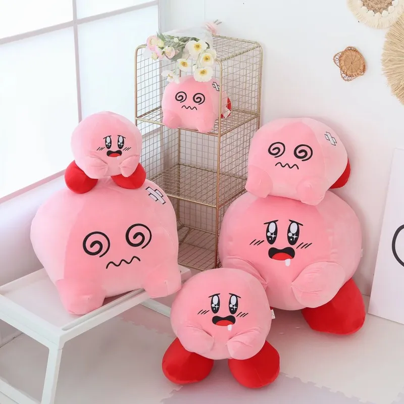 Dizzy Star Kirby Plush Throw Pillow Round Soft Plush Filled Pillow Plush Toys Plush Doll Gifts For Girls