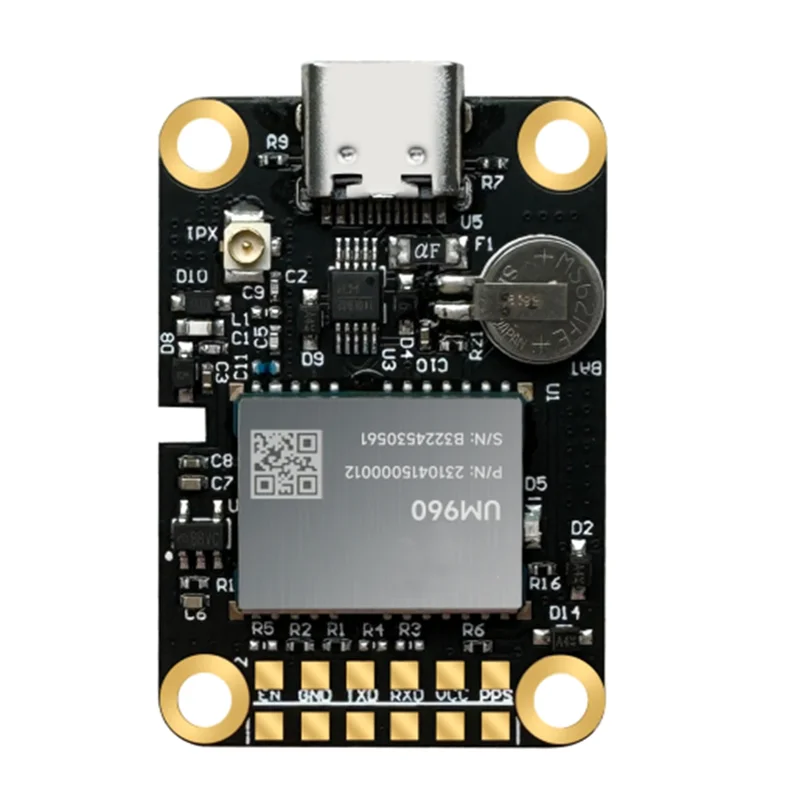 IDUD RTK-960 ZED-F9P High Precision BDS/GPS/GLONASS/Galileo/QZSS Multi-Band  Positioning Module