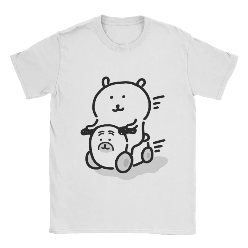 

MINISO Joke Bear T Shirt Men's And Woman's Summer Y2K Fun T Shirts O Neck Oversized Tops Short Sleeve Tees New Arrival Clothing