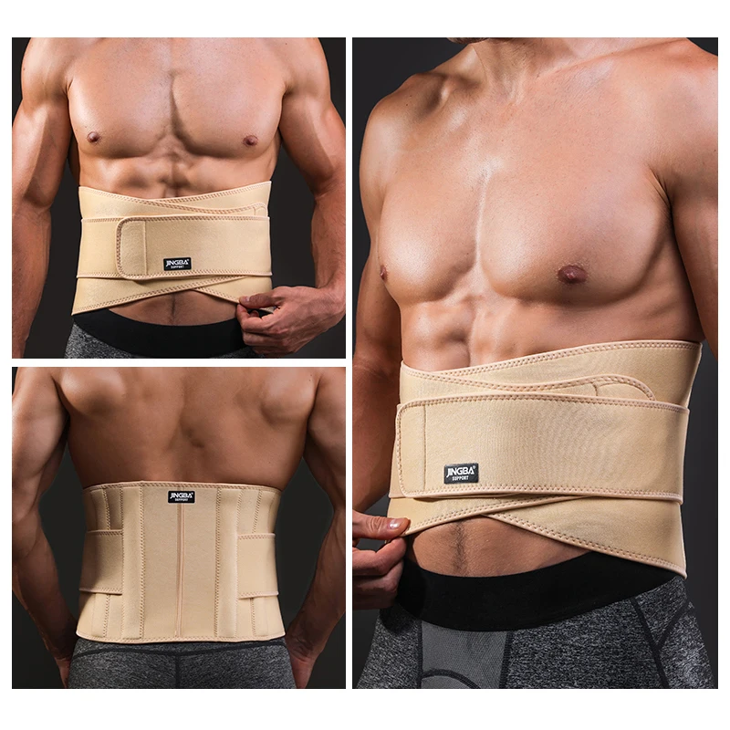 JINGBA SUPPORT High Quality Waist Trainer Body Shaper Working Back Waist Belt Abdominale Sports Lumbar joint Protector