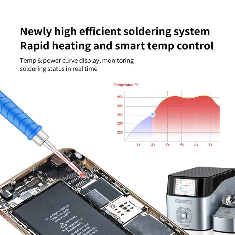 RR AIXUN T405 stazione di saldatura macchina per la riparazione del telefono strumento elettrico per saldatore con penna per saldatura a manico