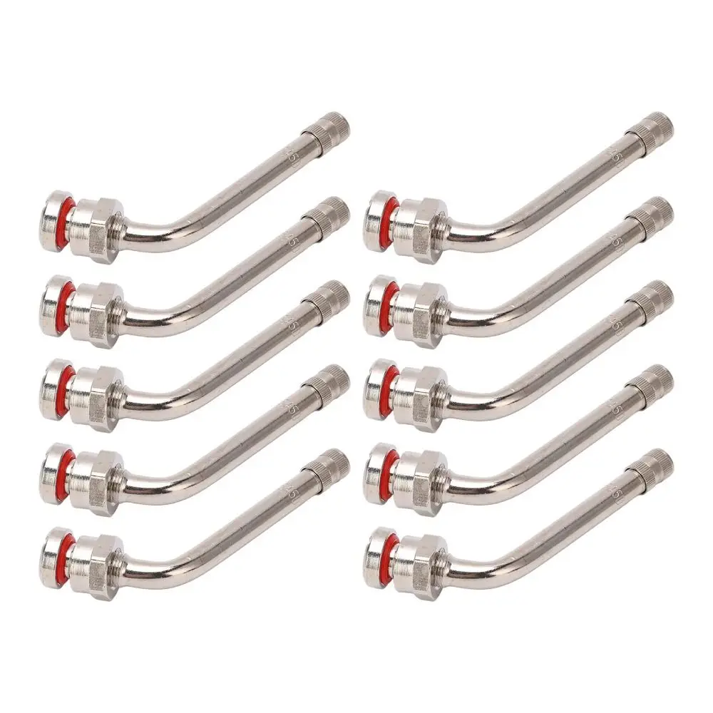 

10PCS 60 Degree Bend TR545D Truck Valve Stem Tubeless Design Resistant To Deformation Valve Stem Extension Adaptor Robust