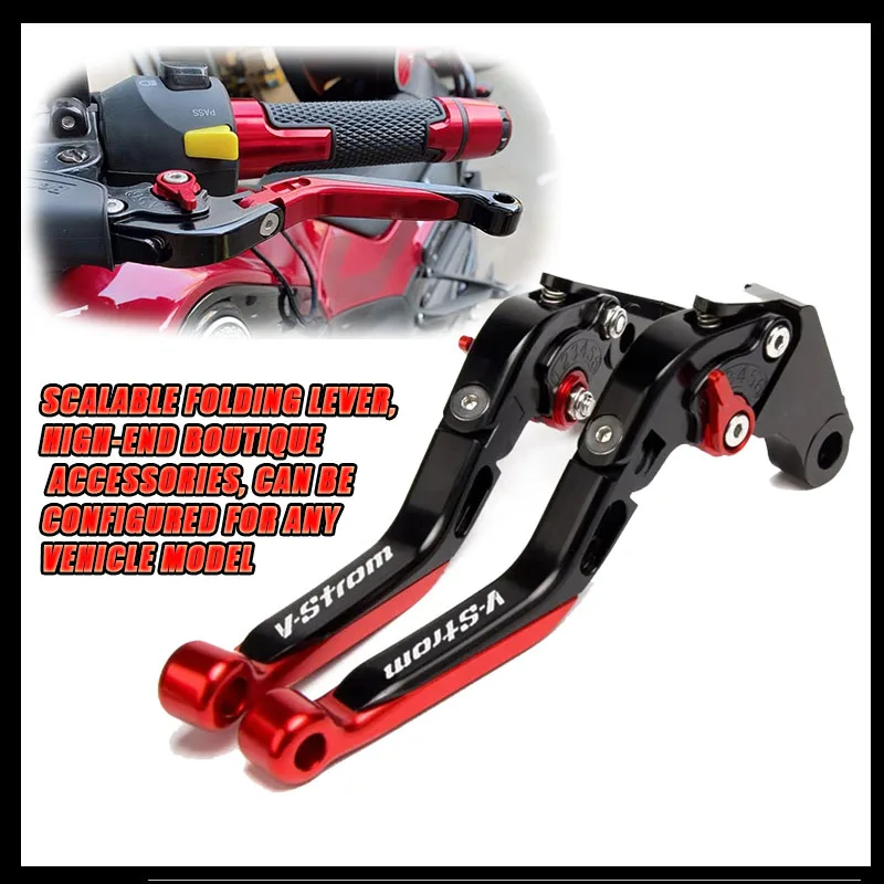 

For Suzuki DL650 V-Strom/XT 250 Vstrom 650 2011-2022 Motorcycle Adjustable Extendable Folding Brake Clutch Levers Handle Grip