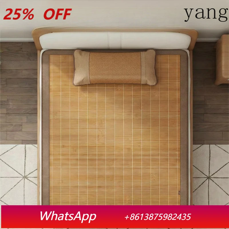 

LH dormitory single summer bamboo mat thickened rattan mat double-sided front and back mat