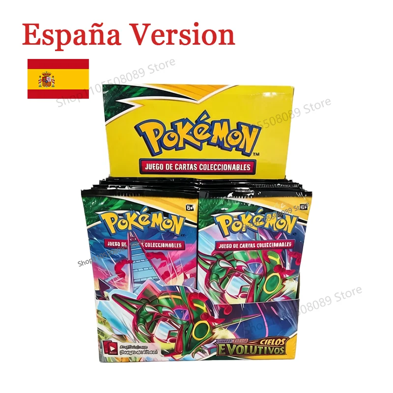 Espagnol 360 pièces Pokémon TCG Sword & Shield Evolving Skies Classics Booster Box Jeu de cartes à collectionner pour enfants Cartes Pokémon