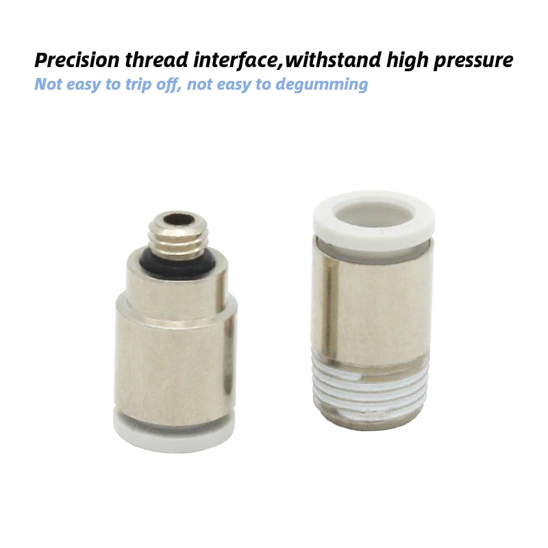 10pcs/lot POC series Miniature Mini Connector Thread Straight Through POC4-M5 POC6-M5 POC4-01 POC6-01 POC3-M3 POC4-M3 POC3-M5 image 2