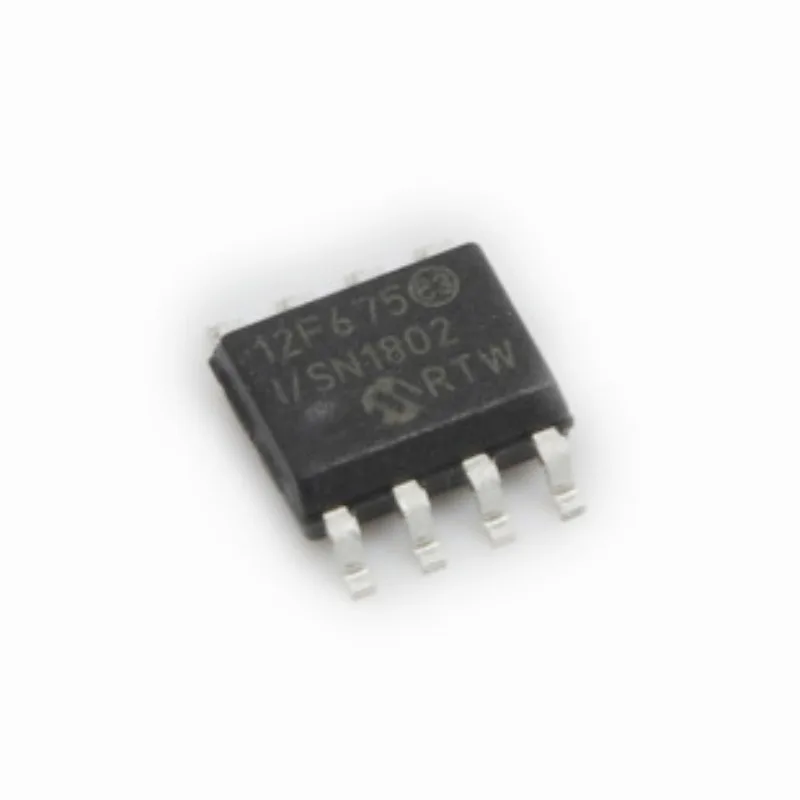 (5-20pcs) PIC12F675-I/SN SOIC-8 100% Original In Stock (MCU/MPU/SOC) 64Byte PIC 1.75KB