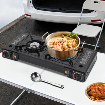 Portable Two-Burner Camping Stove 1