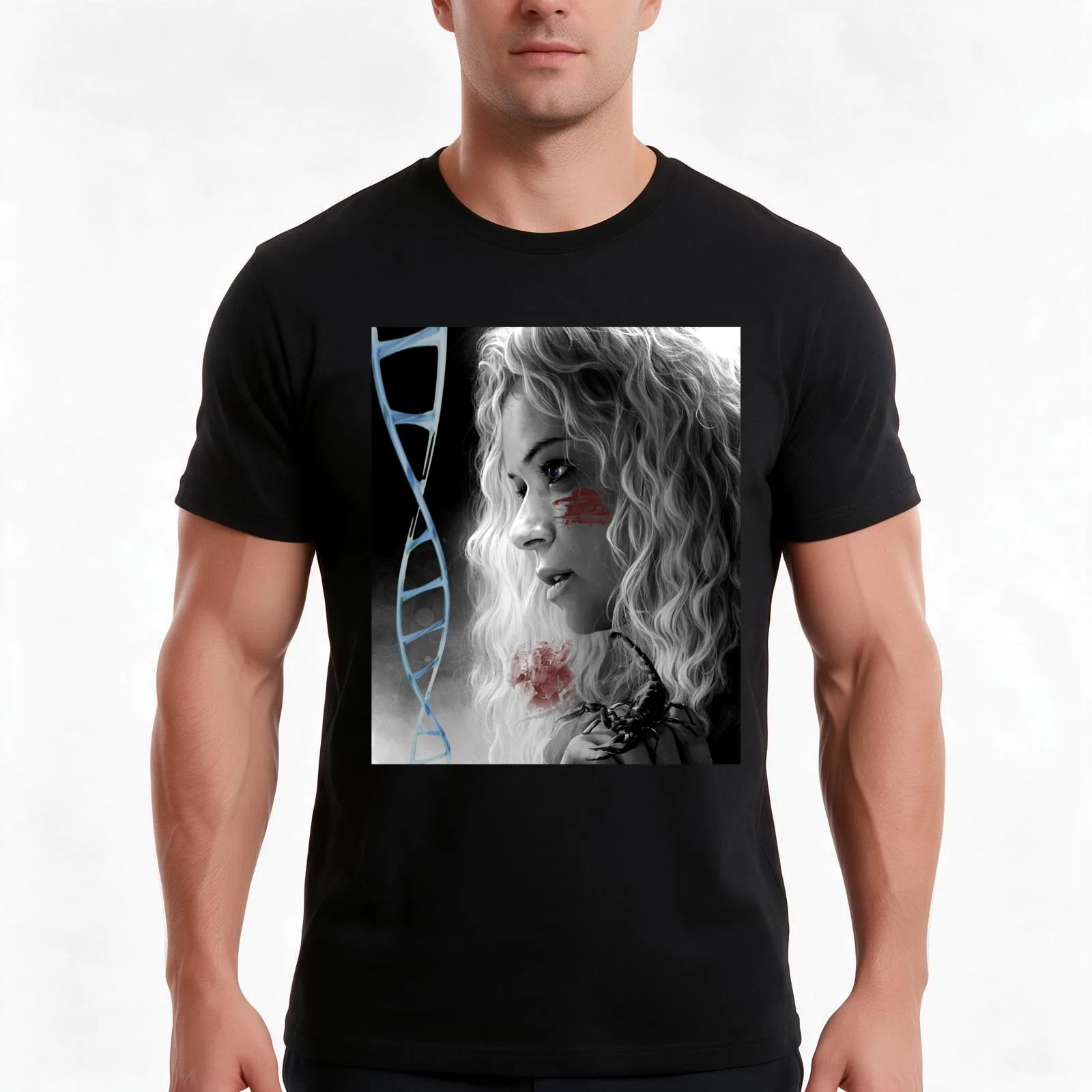 Helena - Orphan Black T-Shirt Summer Casual Cotton Tee Oversized Streetwear Tops Vintage Graphic Print Unisex Men Women