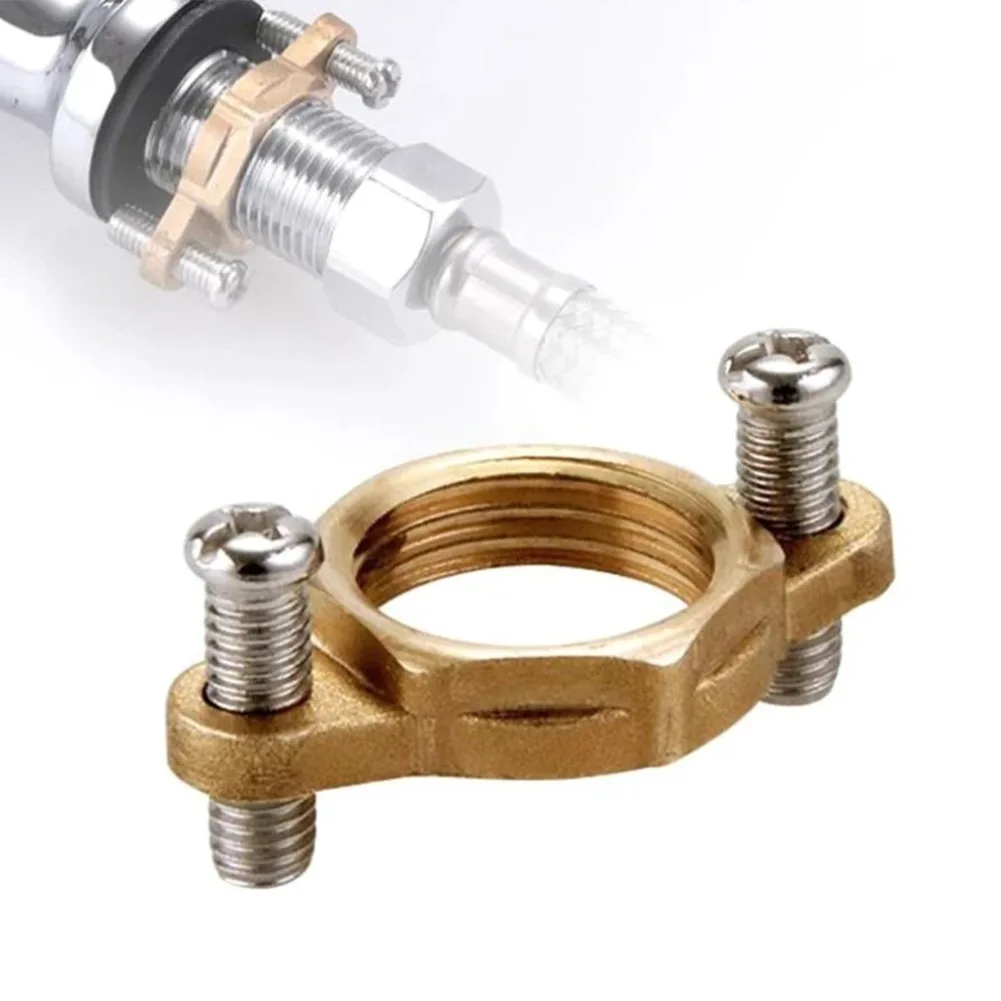 1 Set Faucet Fixing Tool Wash Basin Faucet Fastener Nut Circlip Washer Anti-Loosening Faucets Parts 2cm Diameter