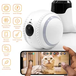 XBO R2 Pet Cat Camera Companion Robot HD Inteligentne rozpoznawanie zwierząt AI Dwukierunkowa funkcja głosu, inteligentne gry interaktywne AI