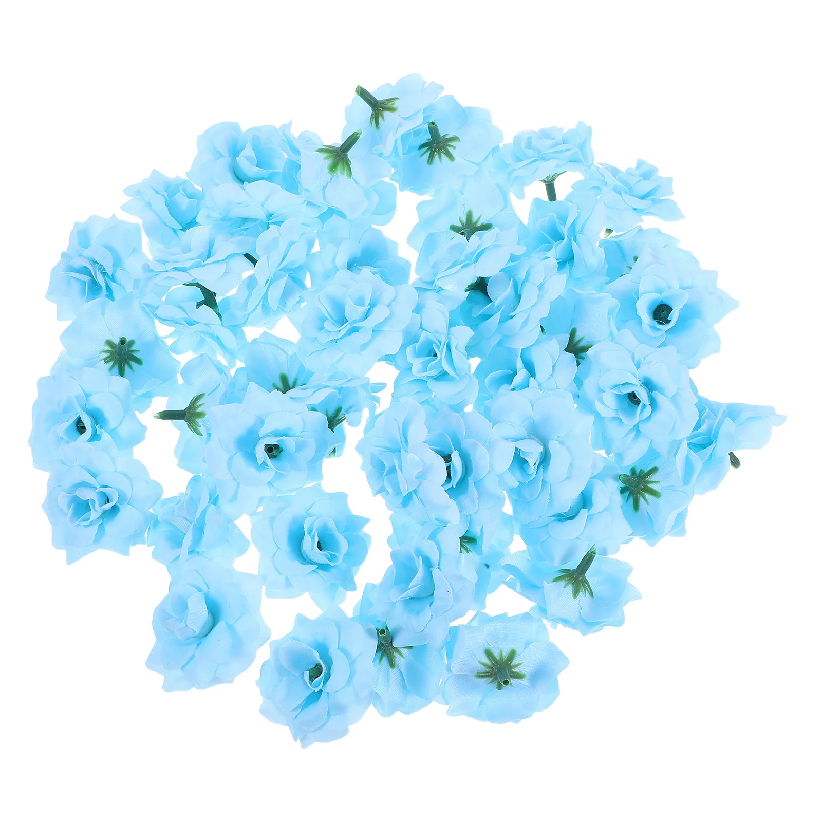 

50Pcs Handmade Miniature Artificial Rose Heads Beautiful Embellishing Clips Hats Clothes Scrapbook Cards Photo Albums Bows Craft