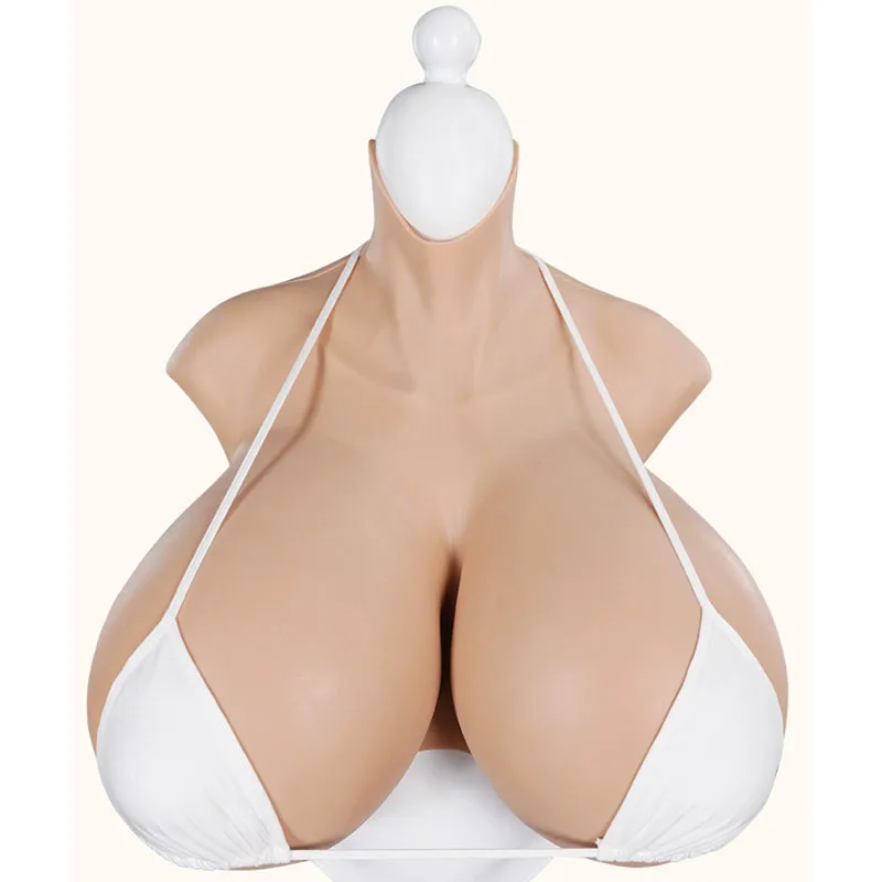 

OETN Huge Silicone Breastplates Boobs Fake Breast Forms Z Cup Boobs Realistic for Crossdressers Drag Queen Shemale Crossdress