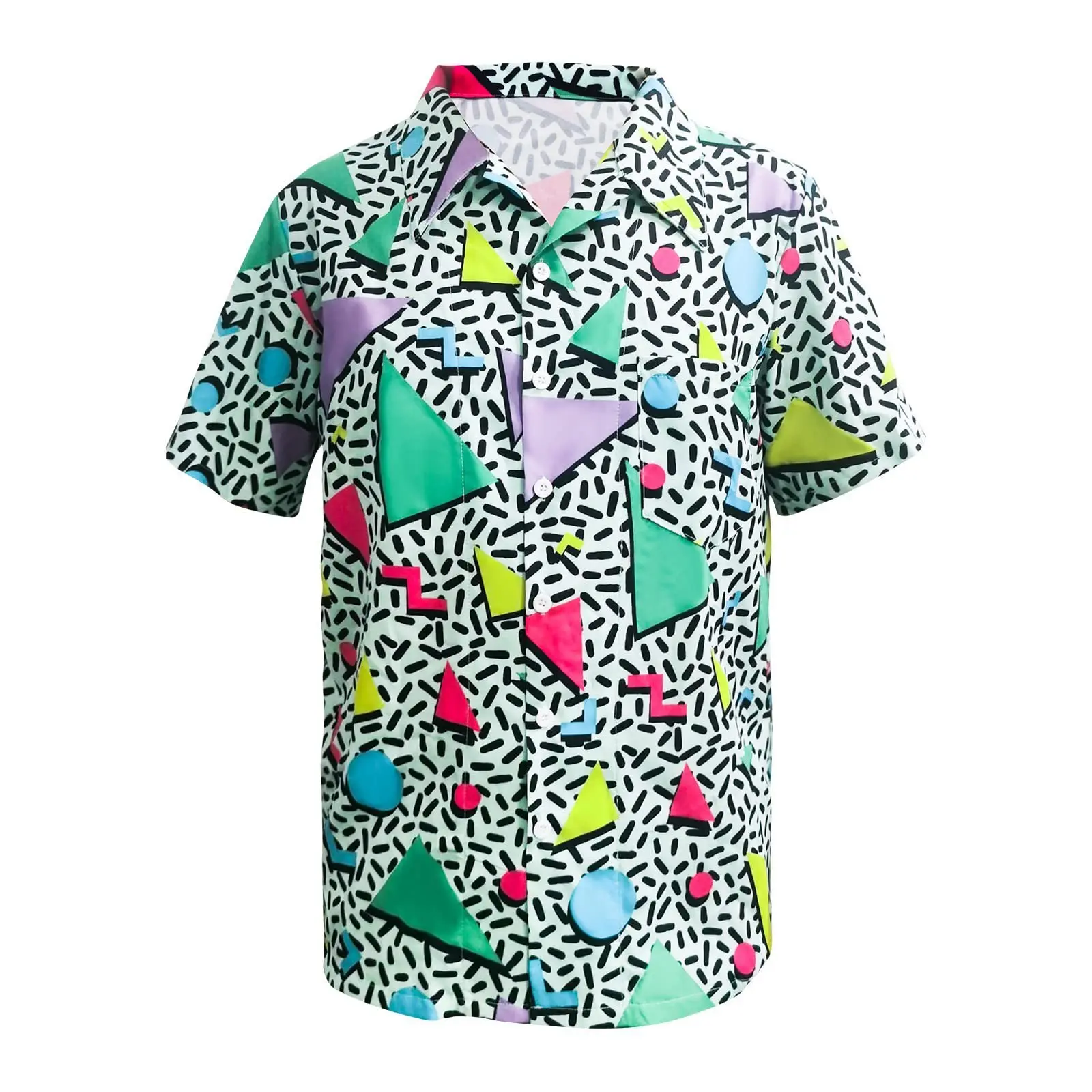 Casual Hawaii Beach ort Sve irt Men Women irt 8090s Sle Cross-Border Ebay Hot S Cusizable with Image