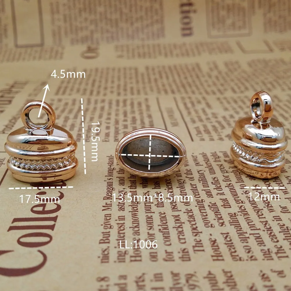 

100 шт. гальванизированных круглых наконечников-кисточек для рукоделия, компоненты для украшений, аксессуаров для волос, ожерелий, декора одежды, цвета розовое золото и серебро