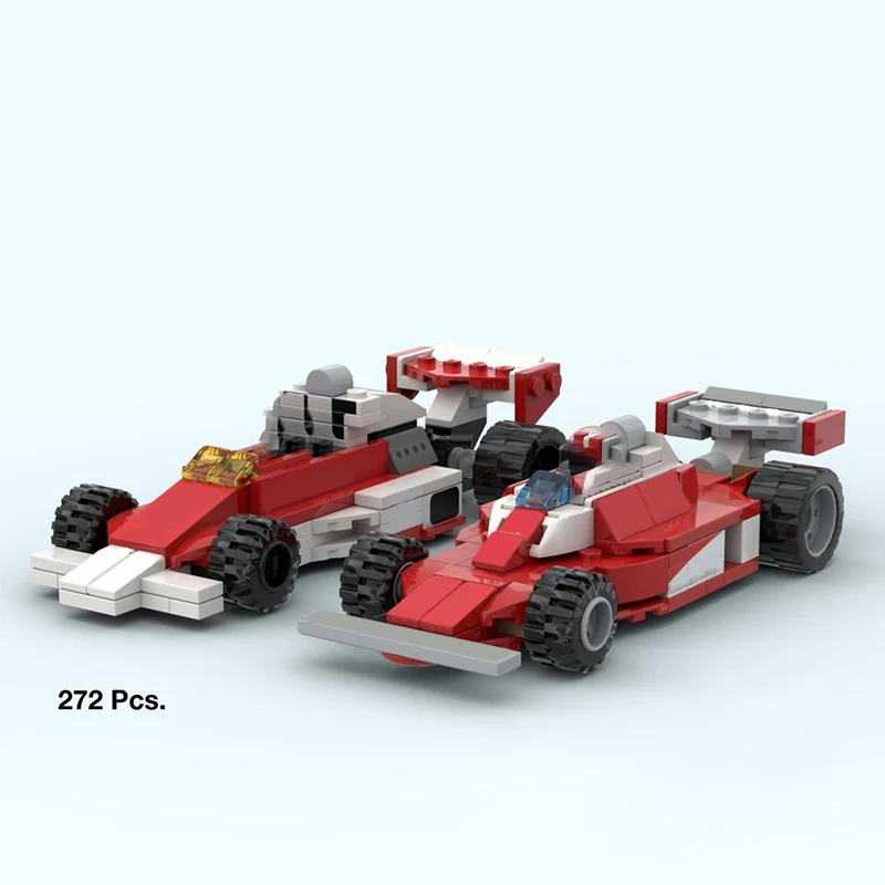 

272 шт. F1 Racing Legends Ferrari 312T2 McLarenses M23 Pack подлинные строительные блоки Moc Diy, игрушки в подарок для любителей F1