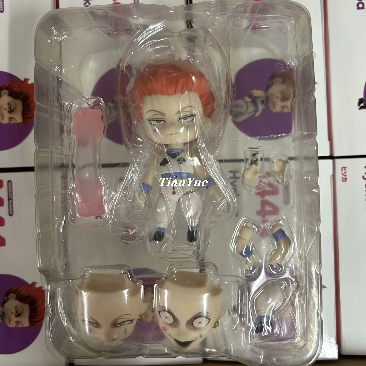 Anime HUNTER x HUNTER Hisoka 1444 Articulated Doll Boxed Decoration 10CM