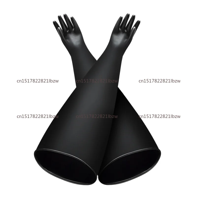 Acid Alkali Resistant Vacuum Box Special Gloves Flange Scientific Research Test Battery Factory Operation Liquid Injection Box