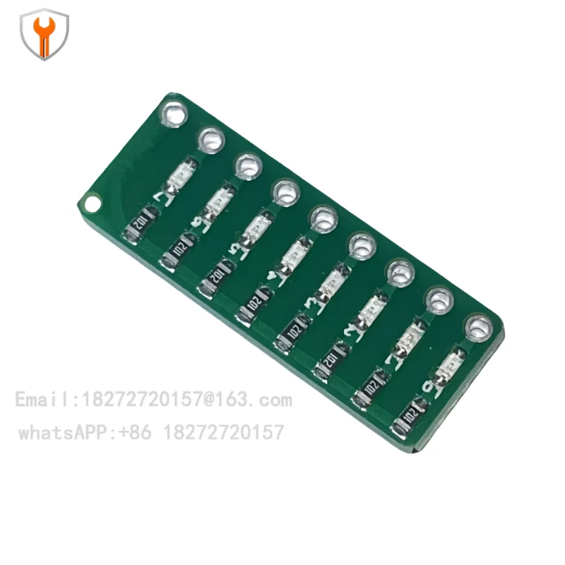 8-Segment LED Port Test Light Indicator Flow Light Port Test Lamp Red, Green and Blue Optional