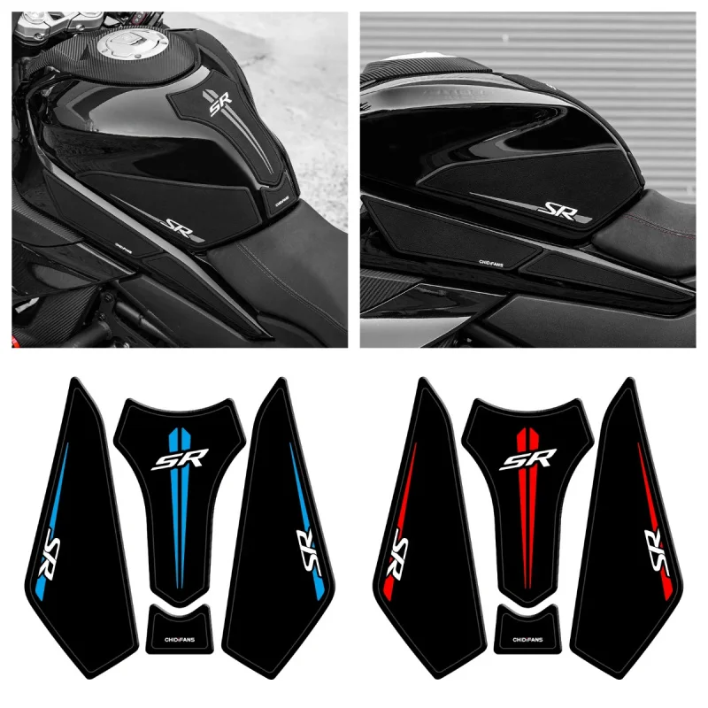 

For CFMOTO 450SR Motorcycle Rubber Fuel Tank Decoration And Protection Stickers Pad Bike Colorful Decals Can Choose Style
