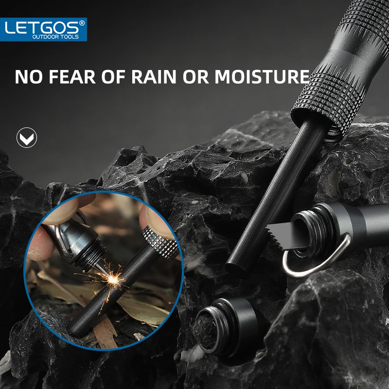 Multi Functional High-frequency Survival Whistle Outdoor Emergency Equipment Flint Magnesium Rod Metal Tactical Pen
