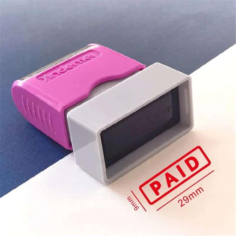 Customized Teacher Student Doctor Nurse Signature ink seal file receipt PAID personalized seal, customized in multiple languag