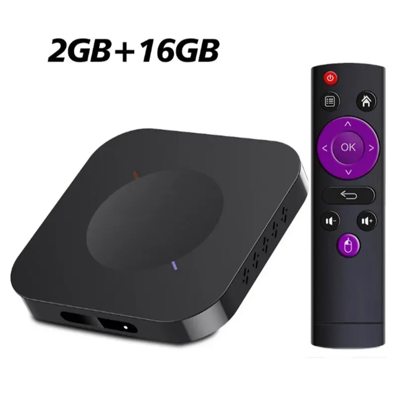IDUD For H96 Max M5 Smarttv Box Rockchip RK3318 Android11.0 4K HD Video Decording Smart Android TV Box EU PLUG 1G+8G