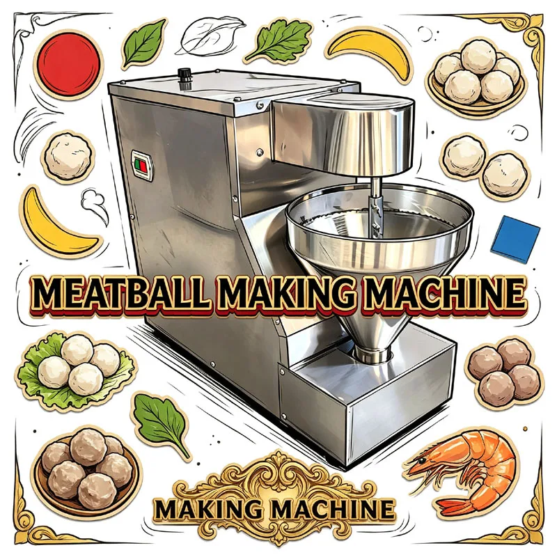Commercial Automatic Meatball Forming Machine Stainless Steel Electric Meatball Machine