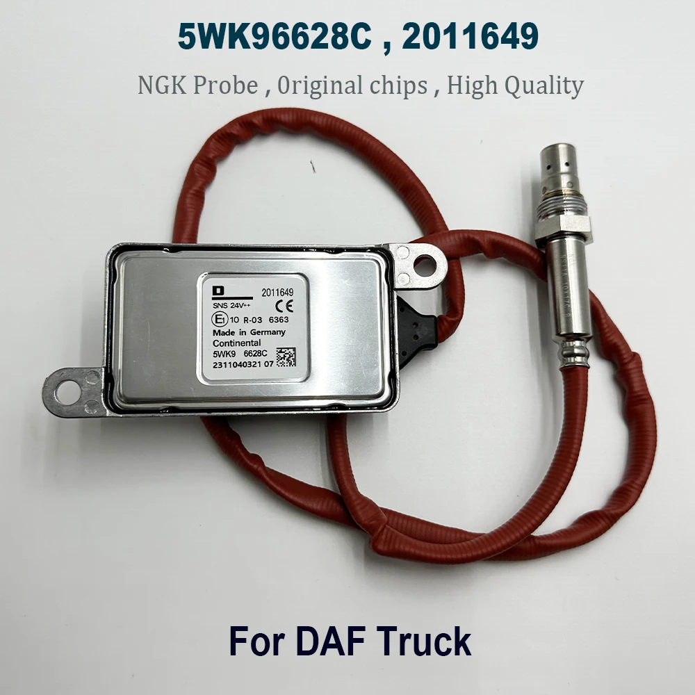 

5WK96628C 2011649 Car 24V Nitrogen Nox Oxygen Sensor For NGK Probe For D-AF Truck 1836060 1793379 High Quality Chip