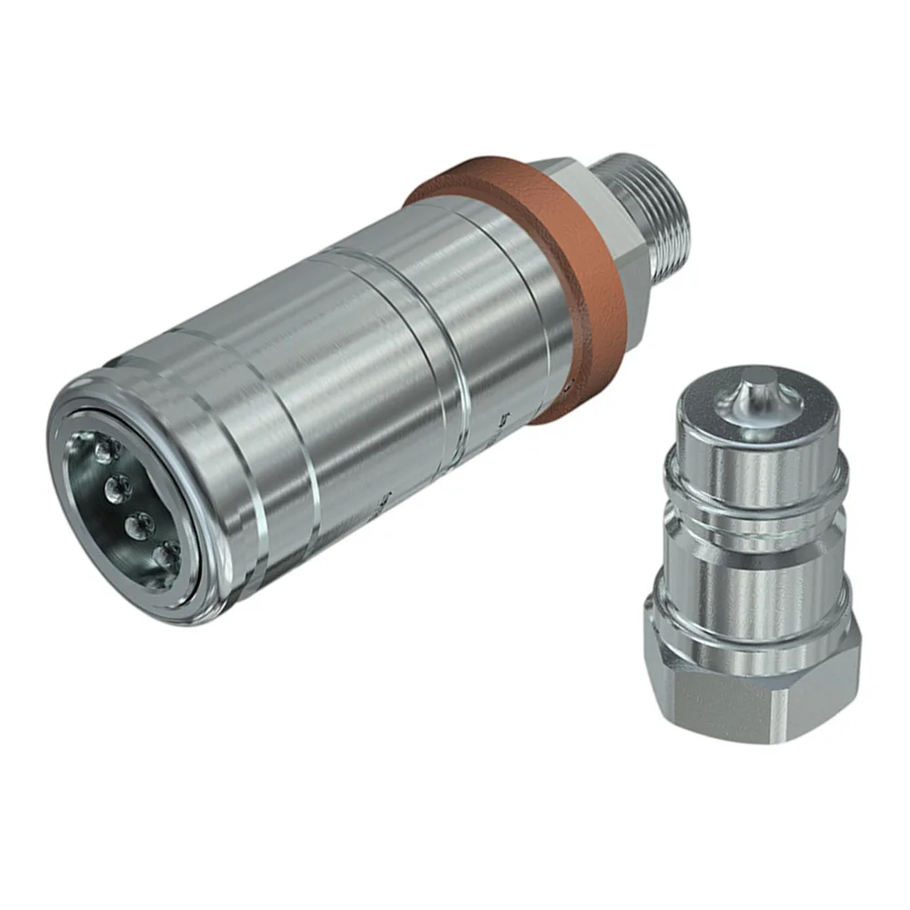 Hydraulic Fitting for m22*1.5 Coupler Quick-connect Mechanism Disconnect Feature for iso Standard Compliance For Agricultural