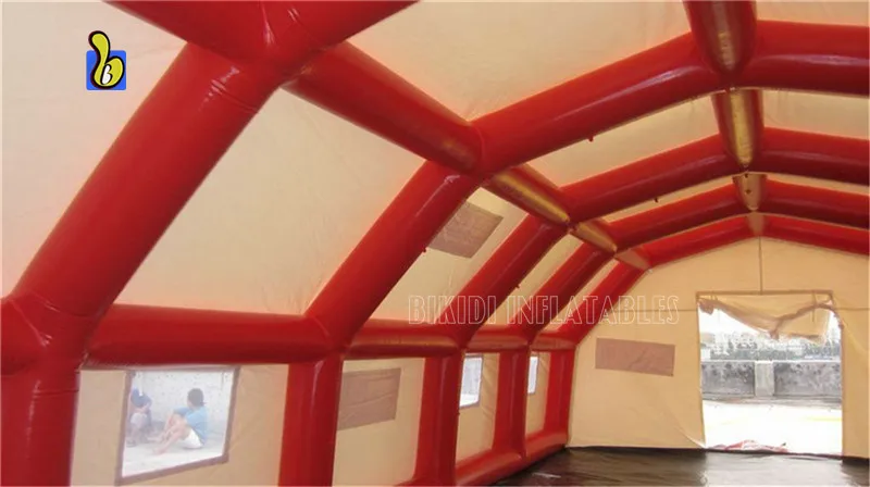 Custom Size Airtight Inflatable Relief Tent Inflatable Emergency Shelter