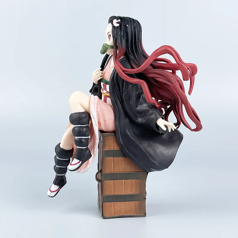 15Cm Demon Sayer Anime Kamado Nezuko Model en Y Kimetsu no Yaiba Model en Yaiba PVC Figre Koc Sochien Bureau en P Decora Chion Technique ft