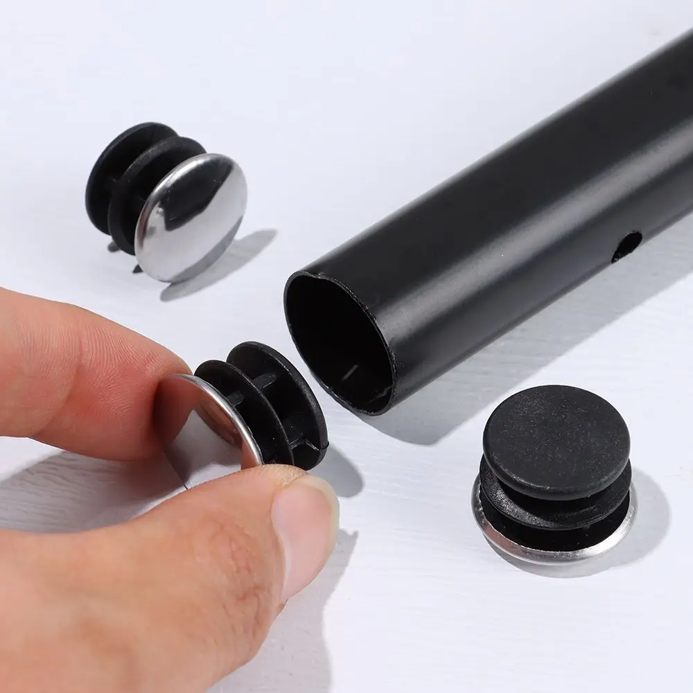 5/10Pcs Round Stainless Steel Non-slip Furniture Tube Dust Cover Furniture Leg Plug Tube Pipe Blanking Insert End Cap