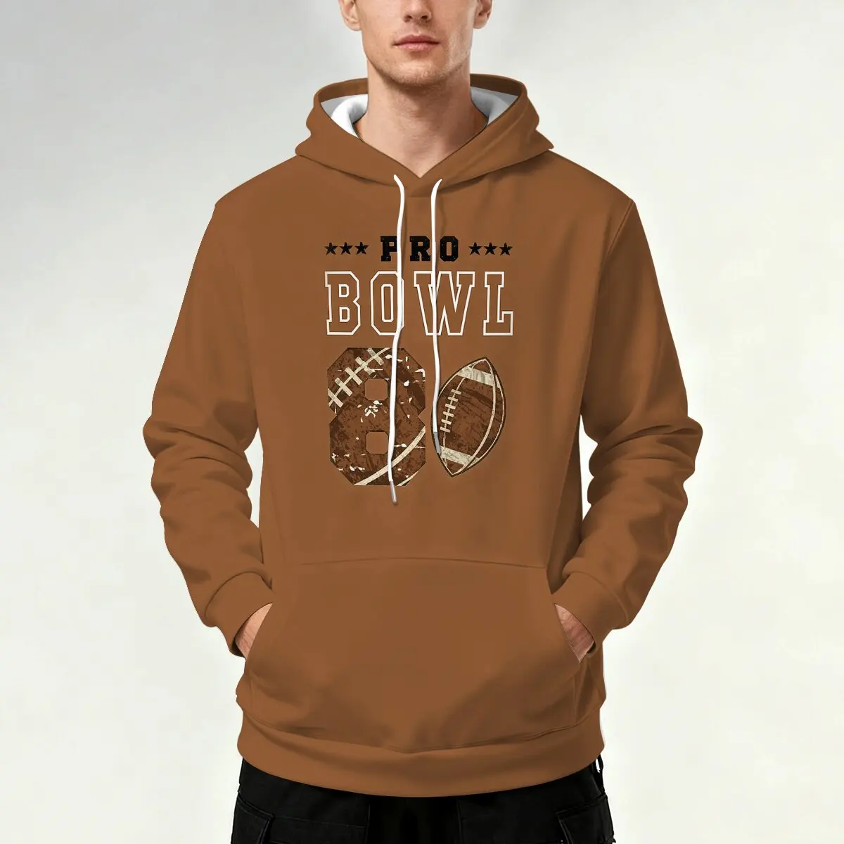 

Мужские осенне-зимние повседневные худи на шнурке, спортивная коллекция, ретро и стильные, идеально подходят для уличных встреч и практичны